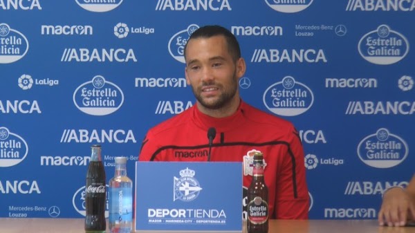 Quique González - Deportivo -: "Lo importante este domingo es que nosotros estemos bien"