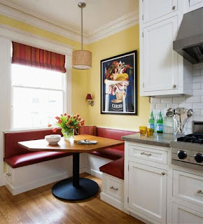 Interior design Minimalist Kitchen with Breakfast Corner