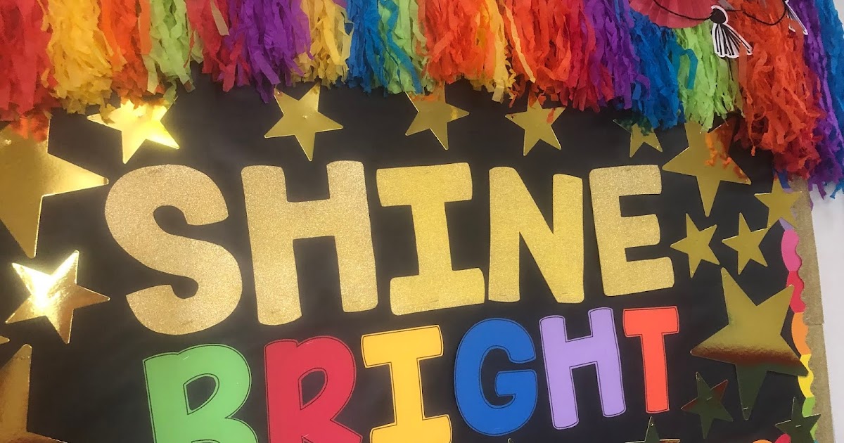 Doodle Bugs Teaching {first grade rocks!} Shine Bright Bulletin Board