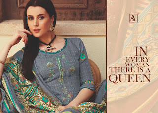 Alok Suits Jasleen Pashmina Collection At Diwan Fashion