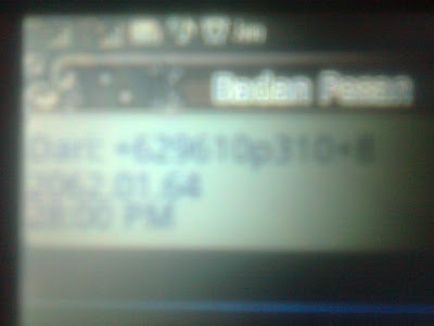 sms aneh dari masa depan