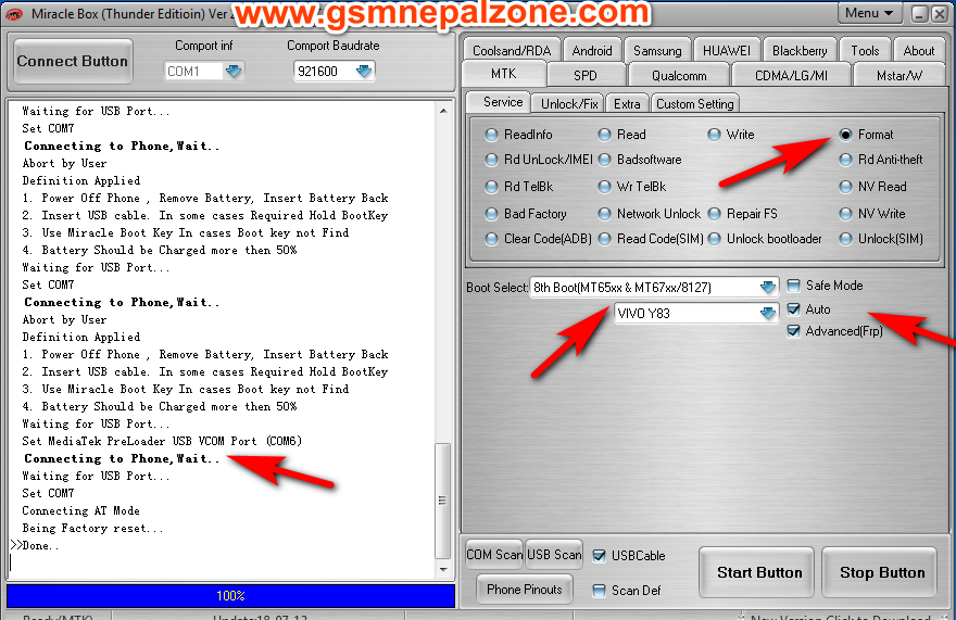 Vivo Y81i 1812 Pin Pattern Password Frp Remove Done
