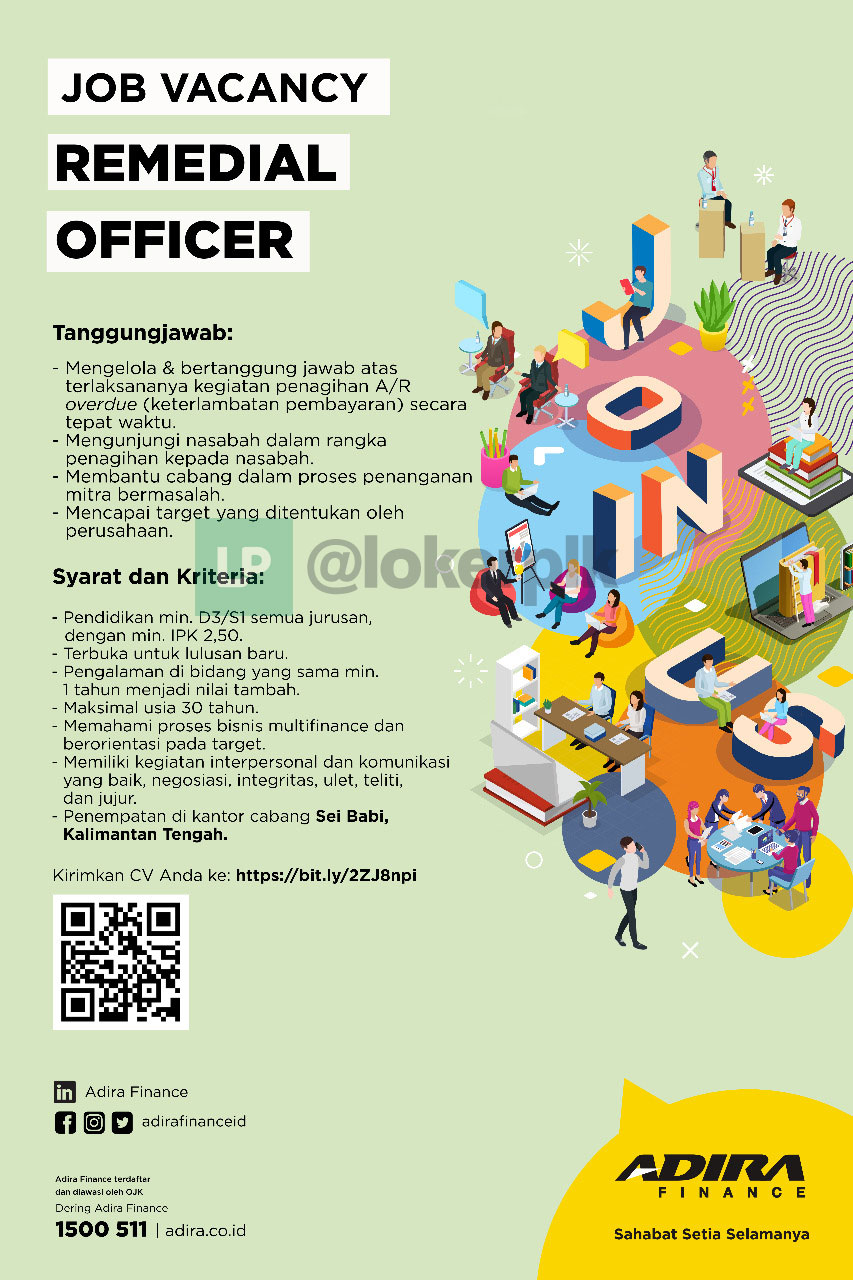Lowongan Kerja Adira Finance Lowongan Kerja Kalimantan Tengah