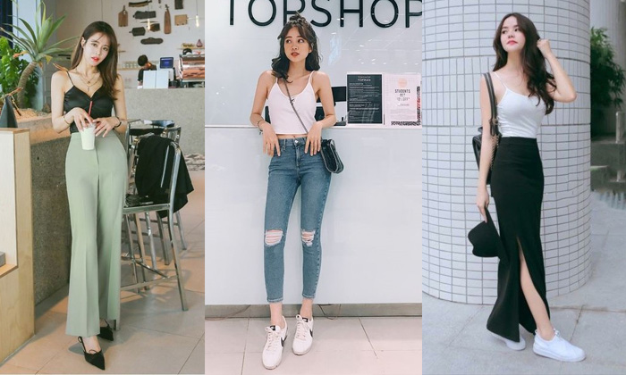 Công thức diện váy 2 dây thịnh hành vào mùa xuân
