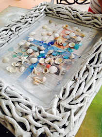 Sea Glass Cottage : Driftwood Mirror Makeover