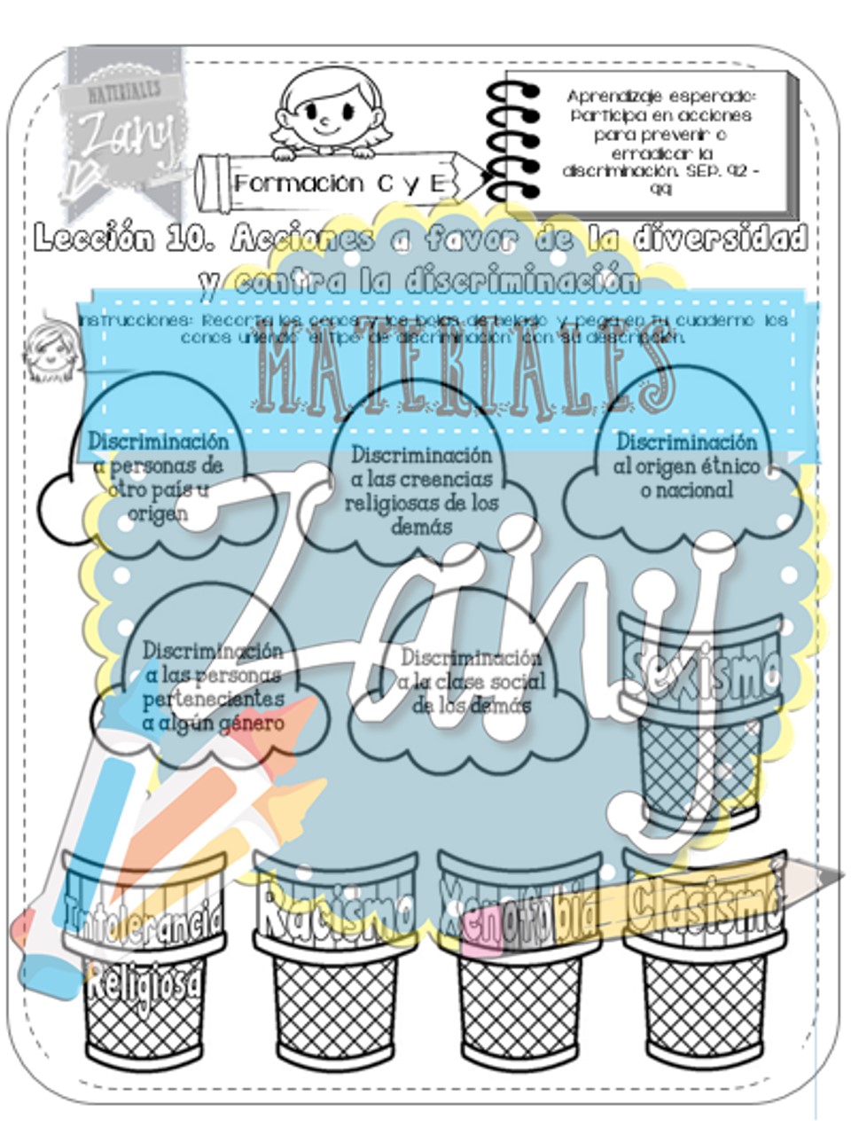 Materiales Zany Quinto Grado Contestado Materiales Za vrogue.co