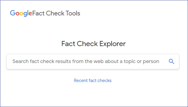 Fact Check Explorer