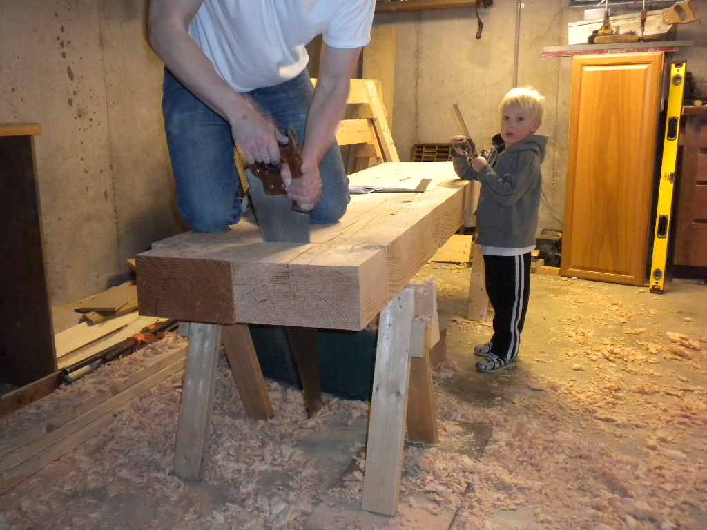 The Naptime Woodworker Workbench Tail Vise Preparation