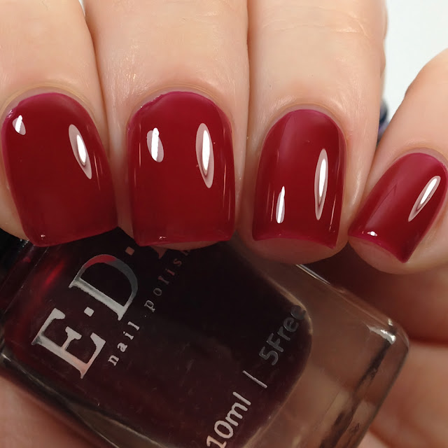EDK Nails-Cherry Red