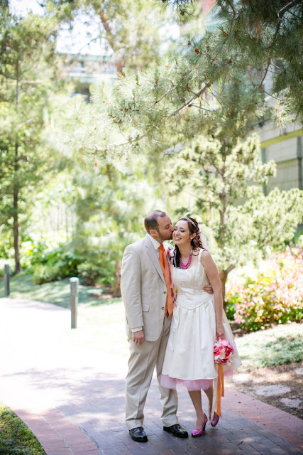 Wedding Pictures at Brisa Courtyard, Grand Californian Hotel