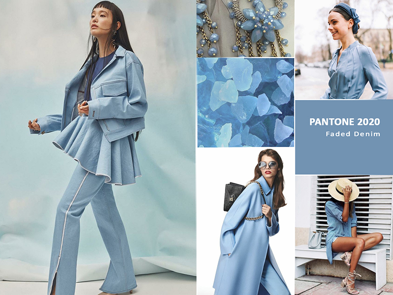 Adeam Spring 2020 Pantone Faded Denim весна-лето 2020.