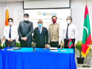 India and Maldives sign $ 400 million LOC agreement for GMCP implementation
