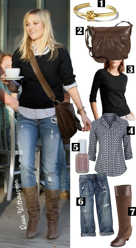 celebrity fashion style catalog: Reese Witherspoon style