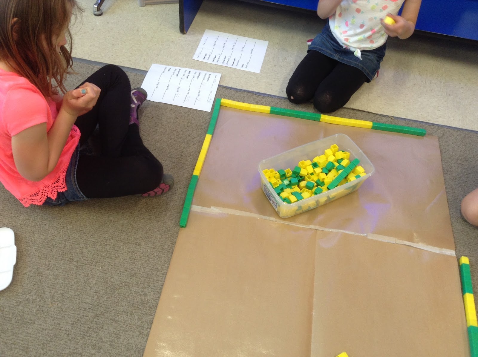 First Grade Math: Measuring for the Art Show