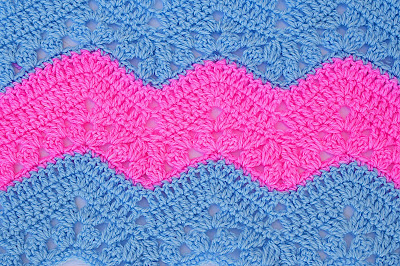 1 - Crochet Imagen Puntada zig zag a crochet continuacion por Majovel Crochet