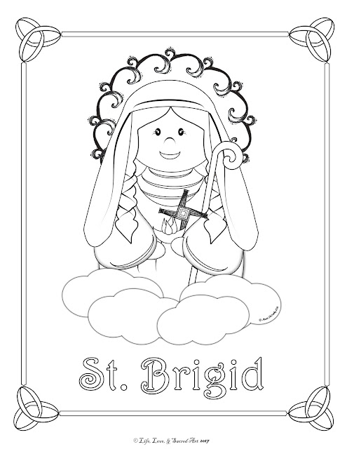 saint brigids cross coloring pages - photo #8