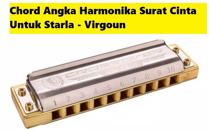 Chord Angka Harmonika Surat Cinta Untuk Starla Virgoun