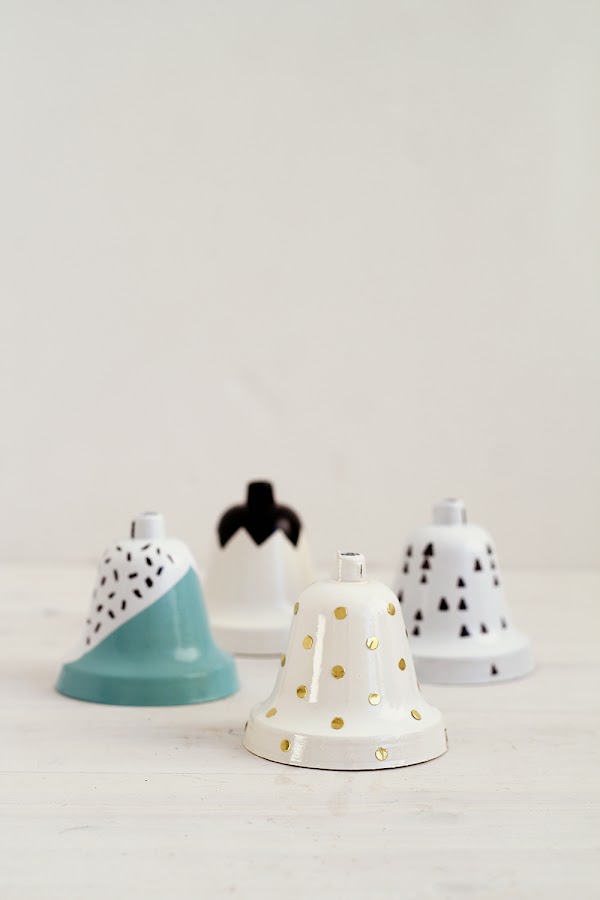 Campanas de Navidad DIY