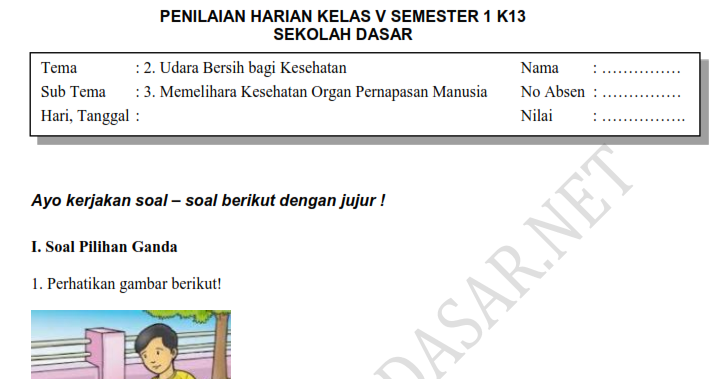 Kumpulan Soal Dokter Kecil Tingkat Sd Dan Kunci Jawaban
