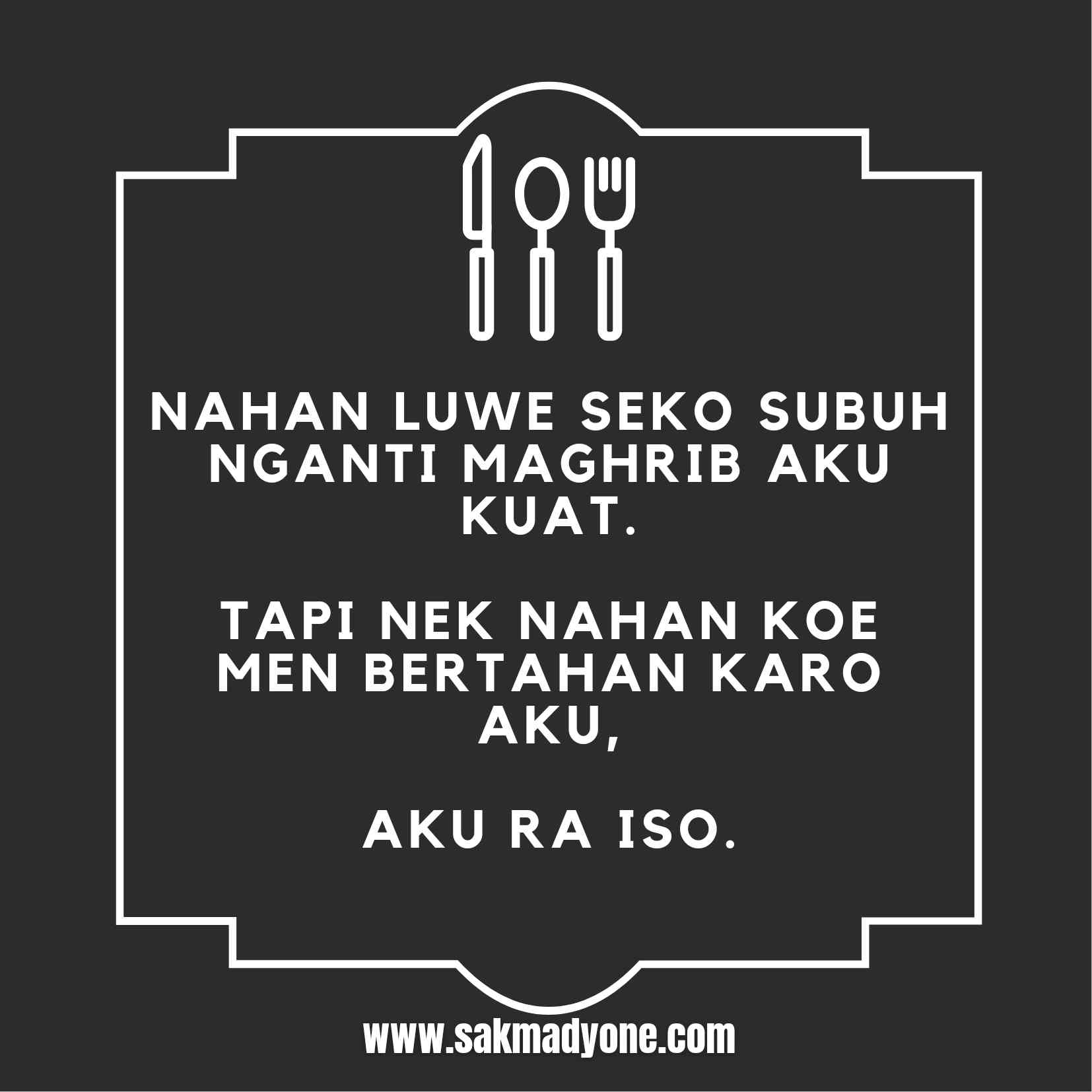 Gambar ucapan selamat berbuka Puasa Bahasa Jawa - Sakmadyone.com