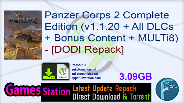 Panzer Corps 2 Complete Edition (v1.1.20 + All DLCs + Bonus Content + MULTi8) – [DODI Repack]