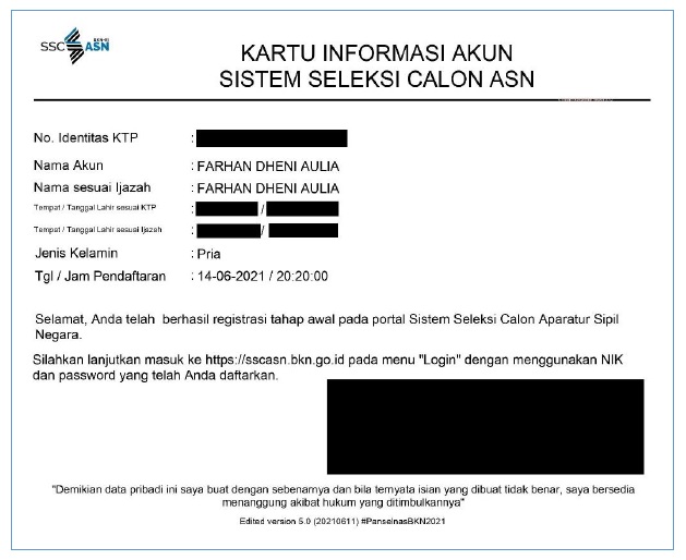 Cara Membuat Akun Pendaftaran Seleksi Pppk Guru Tahun 2021 Di Sscasn Lengkap Dengan Gambar Beritapppk Com