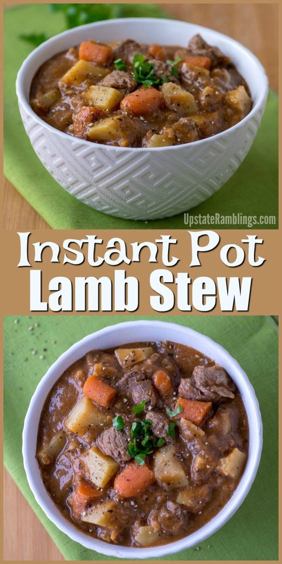 Instant Pot Lamb Stew - Food Delicious Ideas