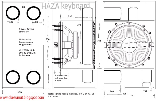 Skema Box Speaker 15 S15 Haza Musik