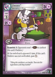 My Little Pony Zecora, Brewing a Plan Defenders of Equestria CCG Card