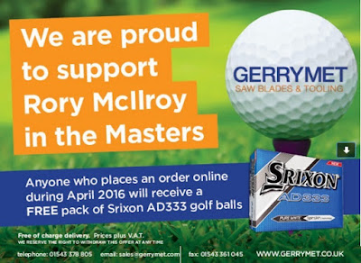 Buy tooling online from Gerrymet and get a free packet of quality golf balls