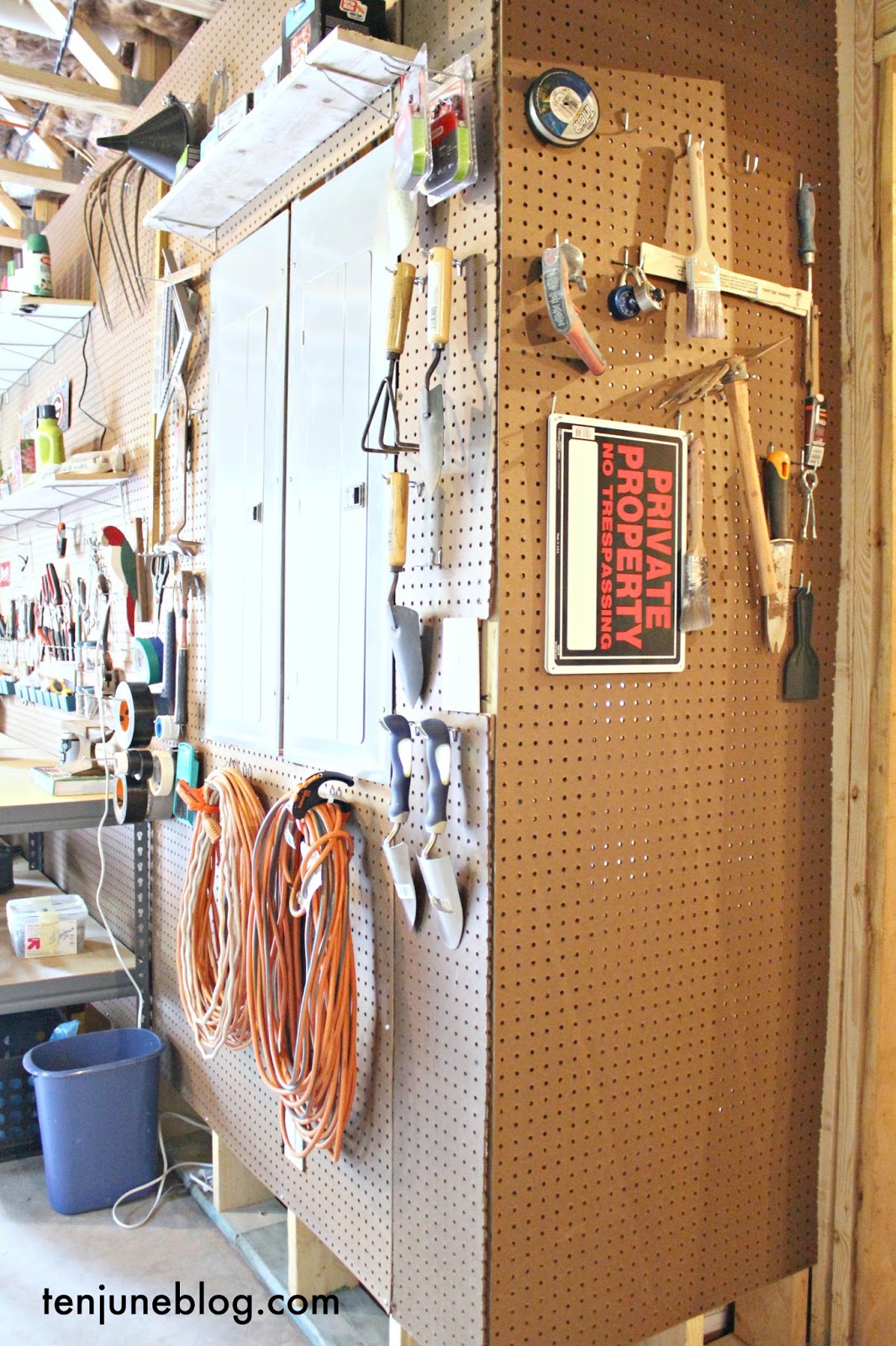 Ten June Makeover A Pegboard Wall Project
