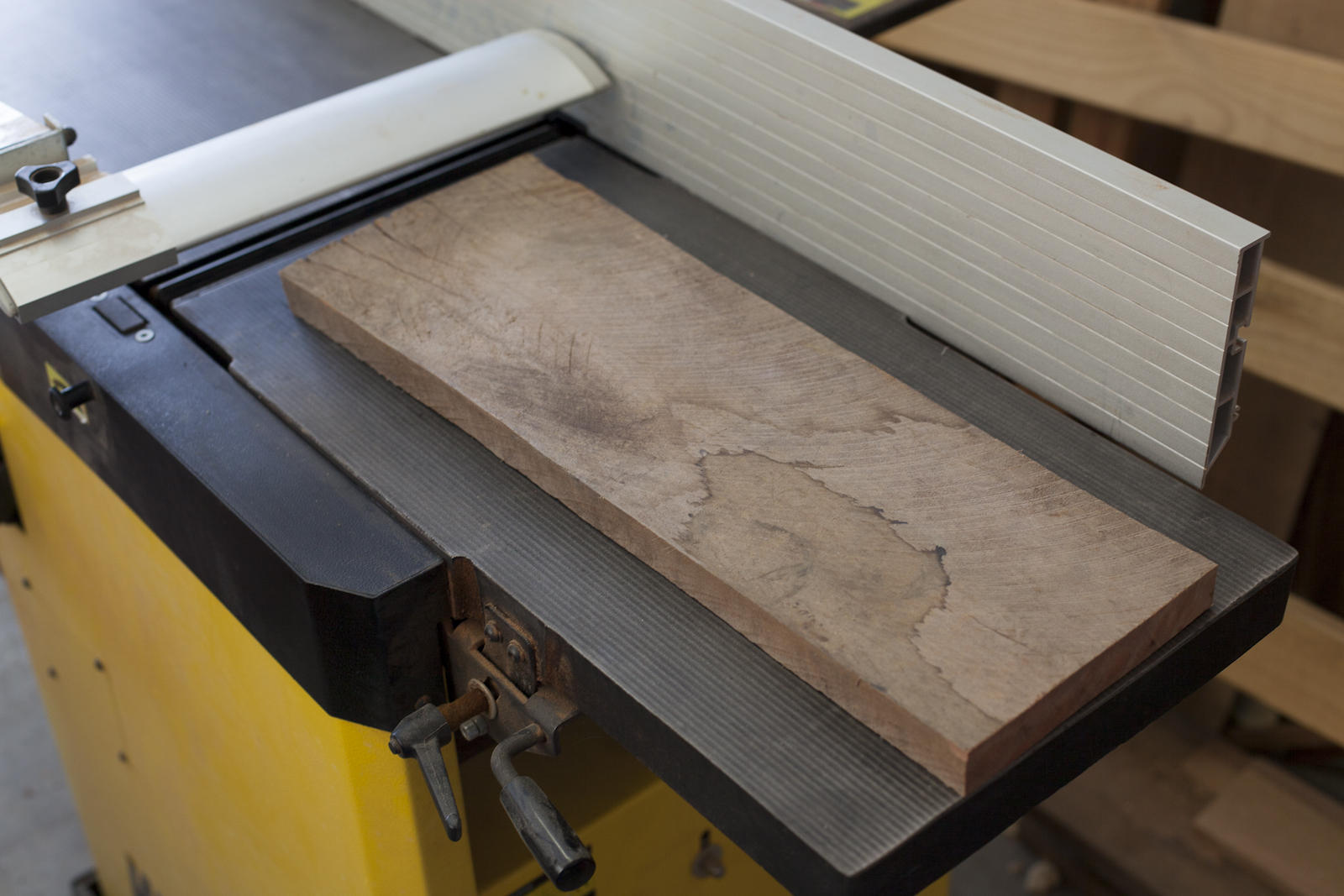  the love of wood Jointer Blade Set Up