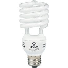 CFL bulb spiral light