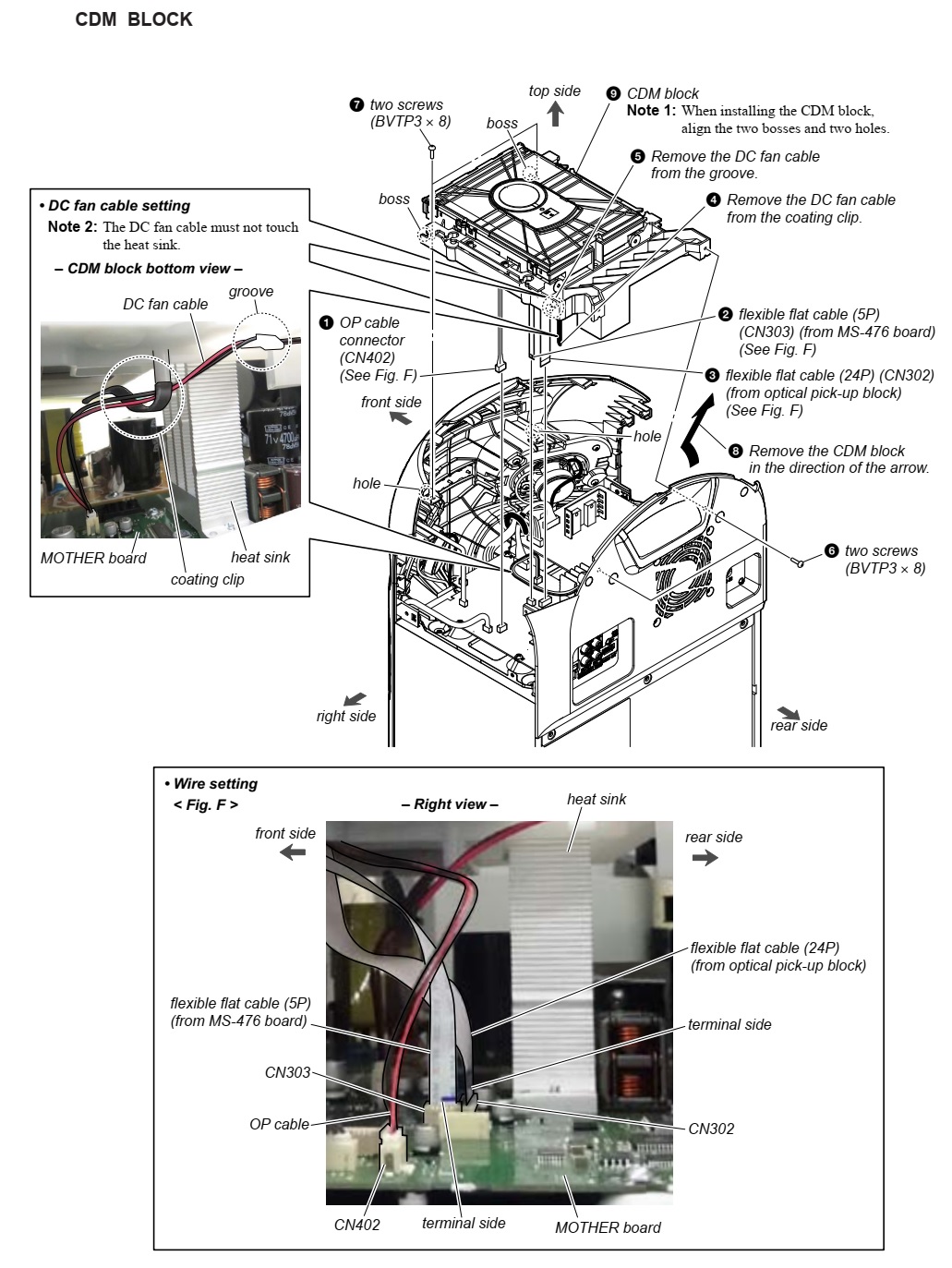 Electro help Sony MHC V41D HOME AUDIO SYSTEM disassembly procedure