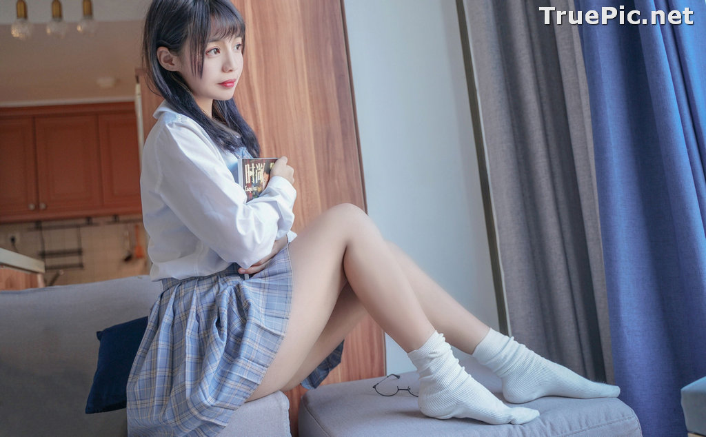 Image [MTCos] 喵糖映画 Vol.047 – Chinese Cute Model – Sexy Student Uniform - TruePic.net - Picture-40