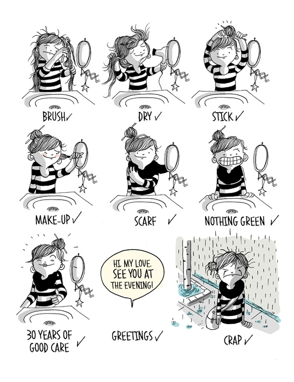 A Girl's Life Presented By 20 Funny Comics