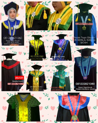 model cantik baju toga wisuda murah di palangkaraya