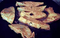 Frying pomfret fish on tawa or pan for pomfret fry recipe