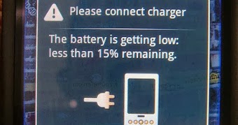 Low battery keep charger on