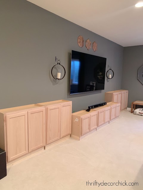 building bookcases with kitchen cabinets