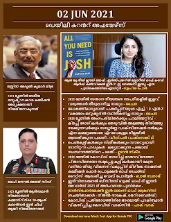 Daily Malayalam Current Affairs 02 Jun 2021