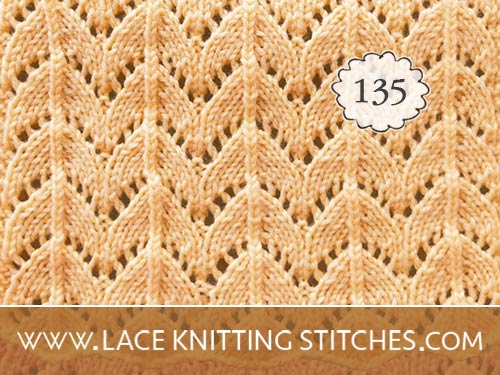 Horseshoe Lace Knit Stitch