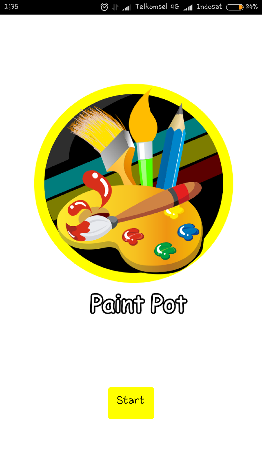 Tutorial pembuatan aplikasi "Paint Pot" menggunakan App Inventor 2