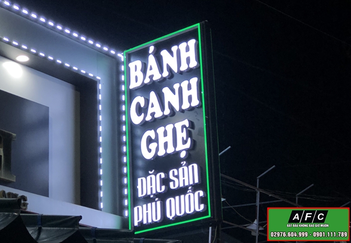 Làm bảng hiệu hộp đèn phú quốc