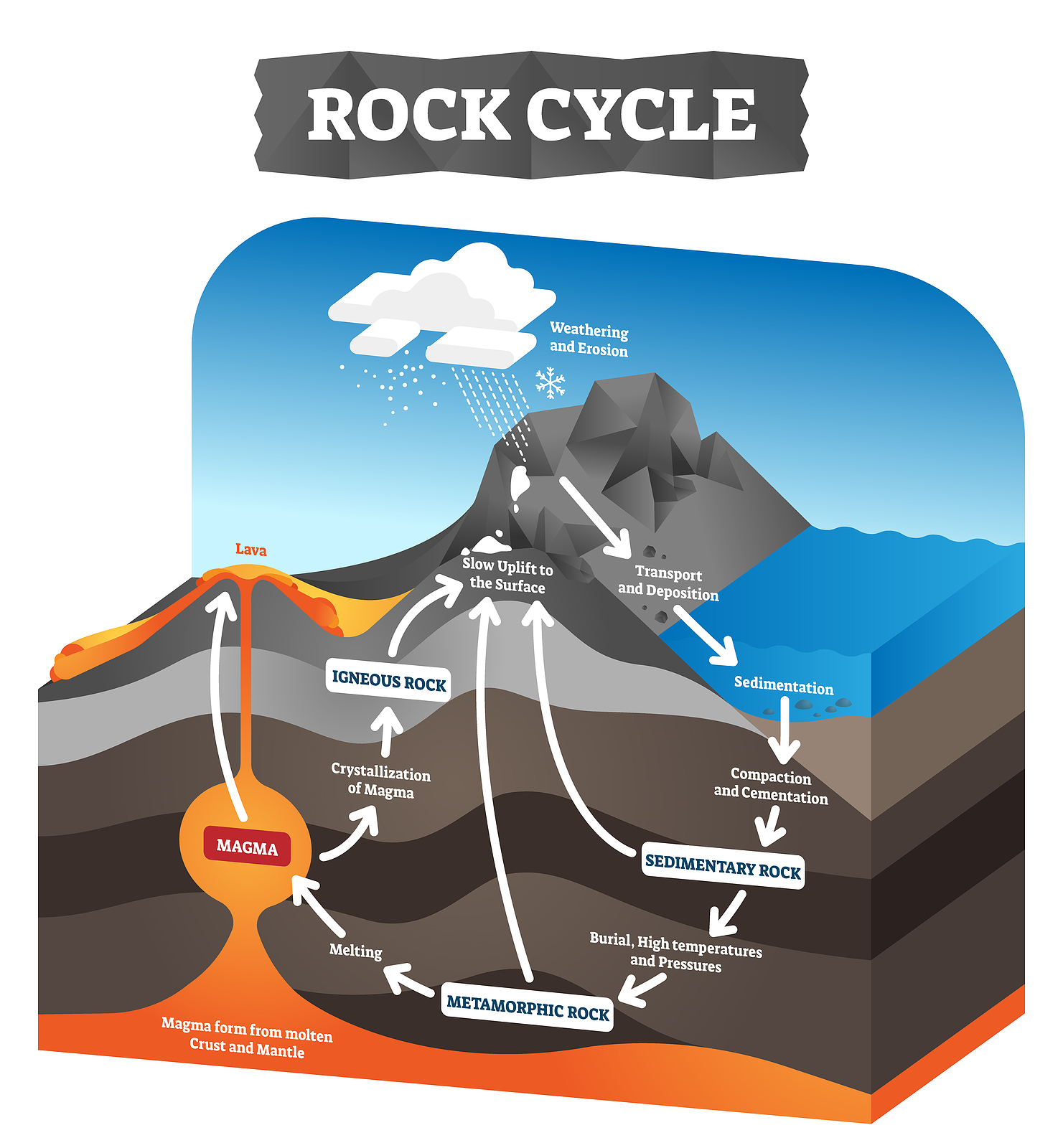 Rock Cycle Diagram | MooMooMath and Science