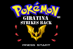 Pokemon: Giratina Strikes Back GBA Cover