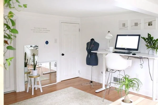 add office and workspace to a guest room