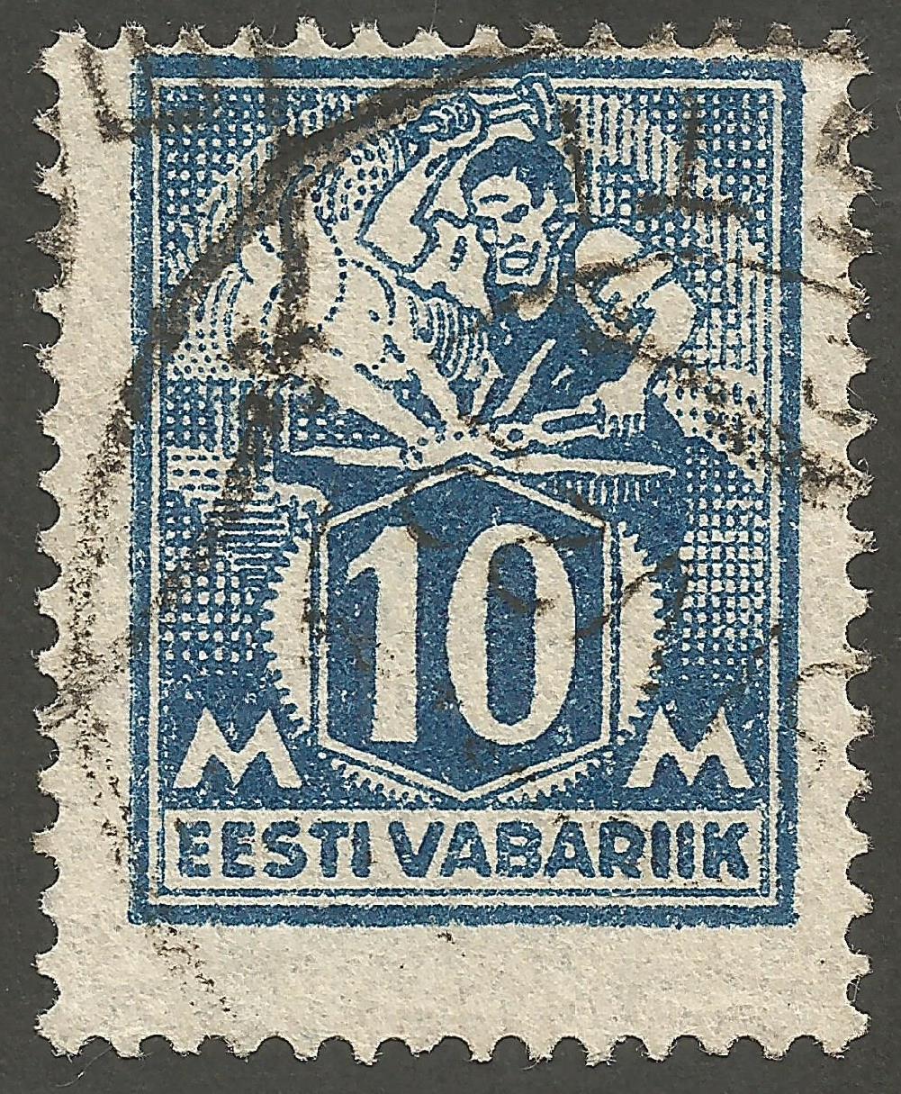 Stamps Stamp Estonia (1922) Smith 10M