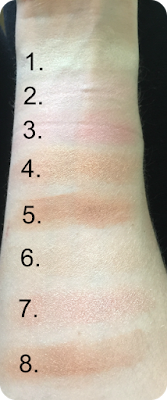 freedom pro blush and highlighter palette in bronze and baked swatches freedom pro blush and highlighter palette in bronze and baked swatches