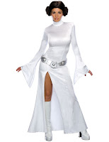  COSTUM STAR WARS PRINTESA LEIA CU PERUCA